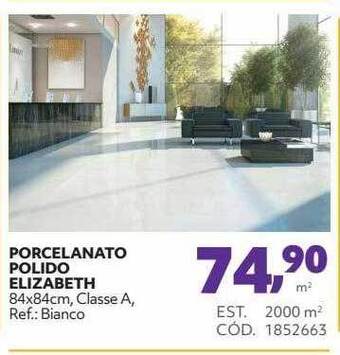 Porcelanato polido elizabeth