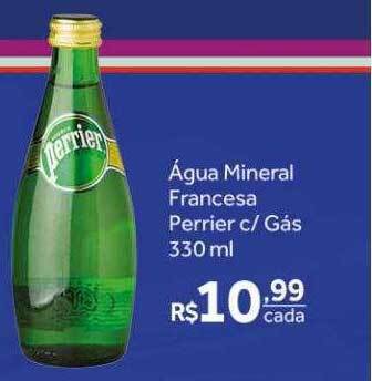 Verdemar Supermercado Água mineral francesa perrier c gás oferta