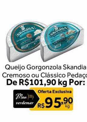 Queijo Gorgonzola Skandia Aprox. 160g