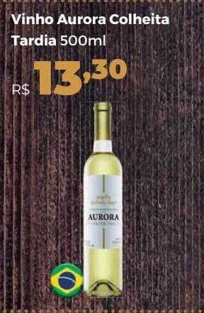 Villarreal Supermercados Vinho aurora colheita tardia oferta