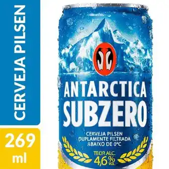 Santo Supermercados Cerveja antarctica sub zero 269ml oferta