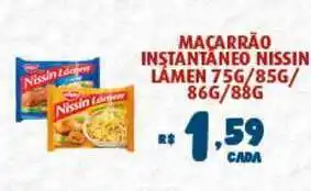 Bahamas Supermercados Macarrão Instantaneo Nissin Lámen 75g / 85g / 86g / 88g oferta