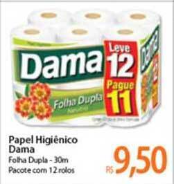 Atacadão Papel Higiênico Dama oferta