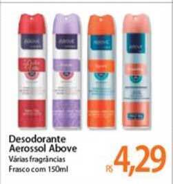 Atacadão Desodorante Aerossol Above 150ml oferta