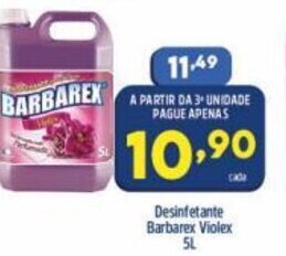 Arena Atacado Desinfetante Barbarex Violex 5L oferta