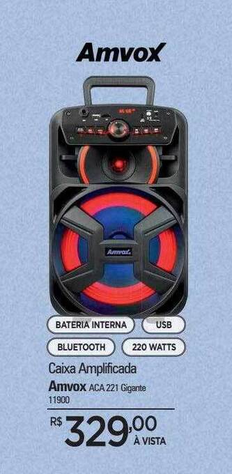 Caixa amplificada amvox