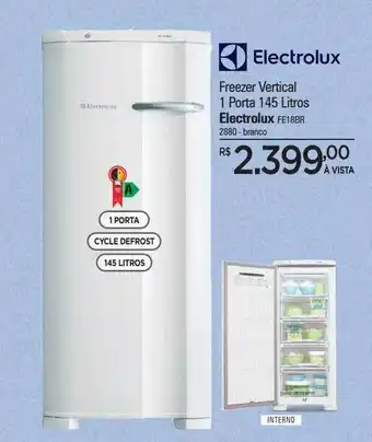 Freezer vertical electrolux