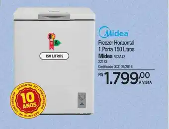 Zenir Freezer horizontal midea oferta