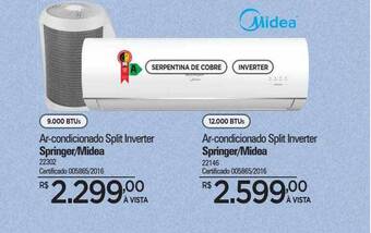 Ar-condicionado split inverter springer midea