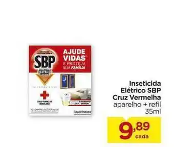 Carrefour Inseticida Elétrico Sbp Cruz Vermelha 35ml oferta
