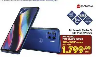 Carrefour Motorola Moto G 5g Plus 128gb oferta