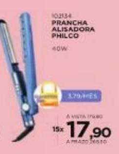 Prancha alisadora philco
