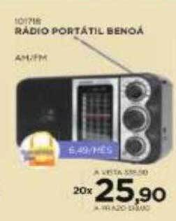 Benoit Rádio portátil benoá oferta