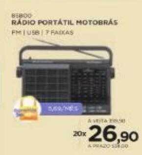 Rádio portátil motobrás