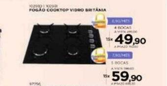 Benoit Fogão cooktop vidro britânia oferta
