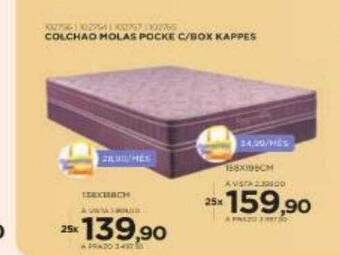 Benoit Colchão molas pocke c box kappes oferta