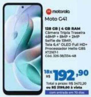 Lojas Becker Motorola moto g41 oferta