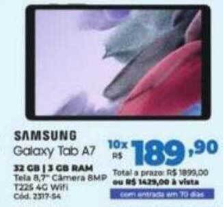 Samsung galaxy tab a7