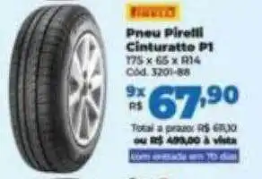 Lojas Becker Pneu pirelli cinturatto p1 oferta