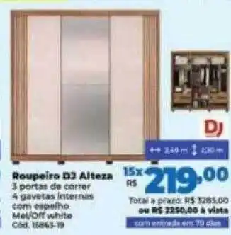 Lojas Becker Roupeiro d3 alteza dj oferta
