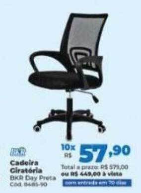Lojas Becker Cadeira giratória bkr oferta