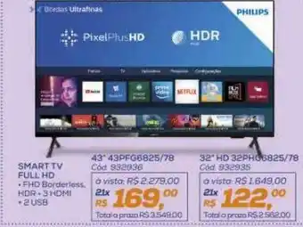 Lojas Colombo Smart tv full hd oferta