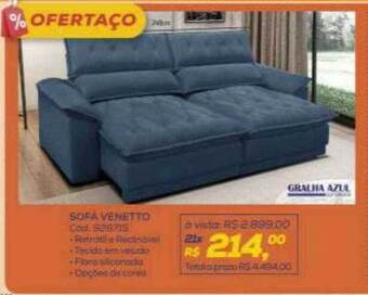 Sofá venetto gralha azul
