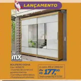 Lojas Colombo Roupeiro doha mx oferta