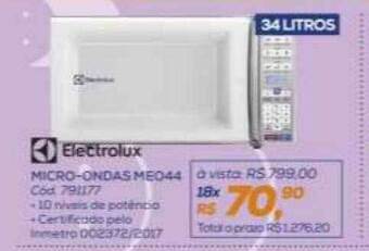 Electrolux micro-ondas meo44