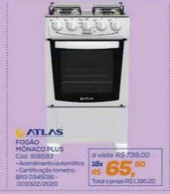 Fogão mônaco plus atlas