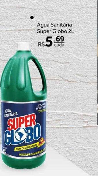 Verdemar Supermercado Água sanitária super globo oferta