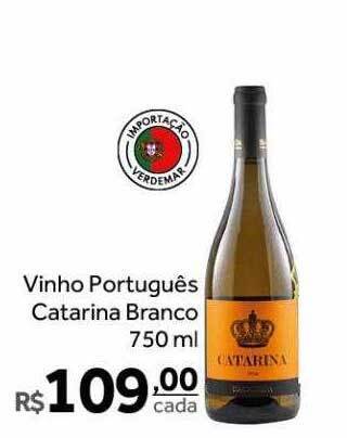 Verdemar Supermercado Vinho português catarina branco oferta