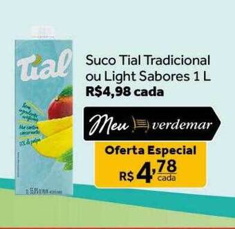 Verdemar Supermercado Suco tial tradicional ou light sabores oferta
