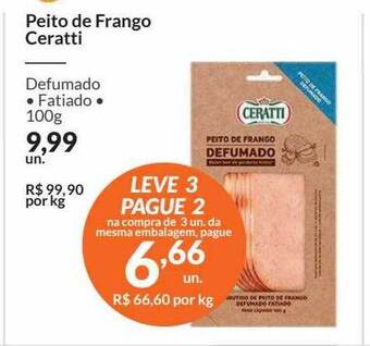 Zaffari Peito de frango ceratti oferta