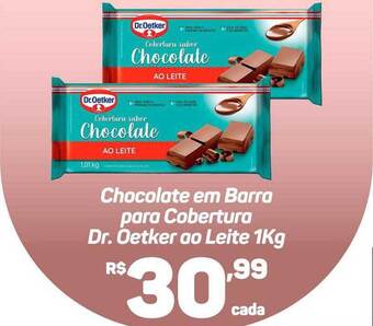 Rede Vivo Chocolate em barra para cobertura dr. oetker ao leite oferta