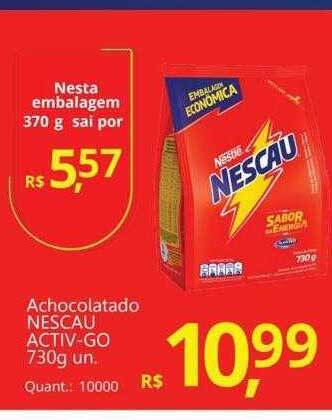 Supermercados Koch Achocolatado nescau activ-go oferta
