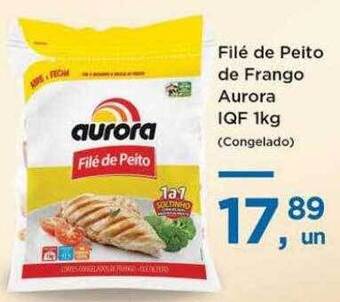 Super São Luiz Filé de peito de frango aurora iqf oferta
