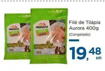 Super São Luiz Filé de tilápia aurora oferta