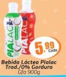 Supermercados Archer Bebida láctea pialac trad. 0% gordura oferta