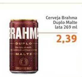 Cerveja brahma duplo malte lata