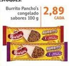 Sonda Burrito pancho's congelado sabores oferta