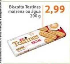 Sonda Biscoito tostines maizena ou água oferta
