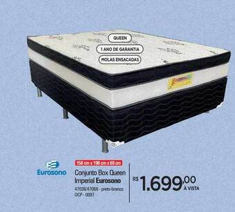 Zenir Conjunto box queen imperial eurosono oferta