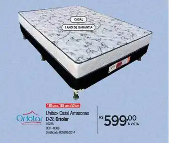 Zenir Unibox casal amazonas d-28 ortolar oferta