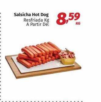 Supermercados Cidade Canção Salsicha hot dog oferta