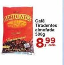 Rossi Supermercado Cafe Tiradentes Almofada 500g oferta