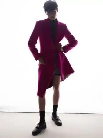 ZARA Casaco de lã com botões oferta