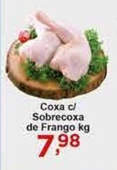 Rossi Supermercado Coxa c/ Sobrecoxa de Frango 1kg oferta