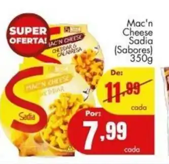 Barbosa Supermercados Mac'n Cheese Sadia 350g Sabores oferta