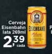 Rossi Supermercado Cerveja Eisenbahn lata 269ml oferta
